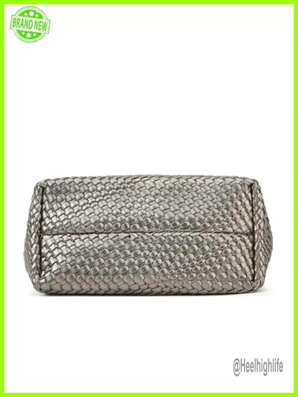 Large Woven Tote Handbag, Vegan Leather Shoulder Bag, Fashion Top Handle